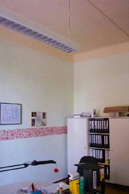 Das renovierte Büro unseres Hausmeisters, Herr Göricke.